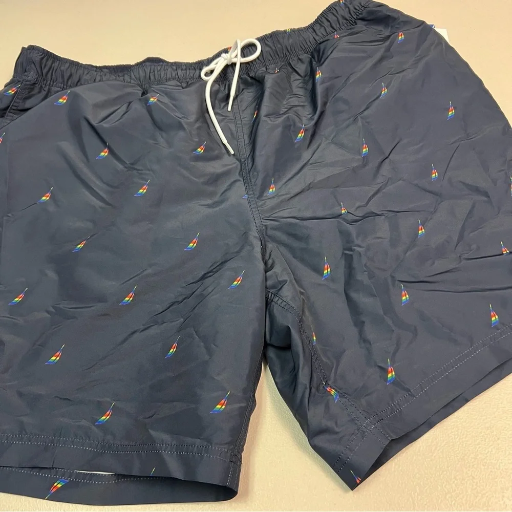 Nautica Blue‎ Swim Trunks with Classic Design
